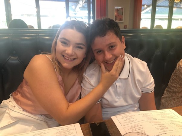 Jaz and her brother Joe